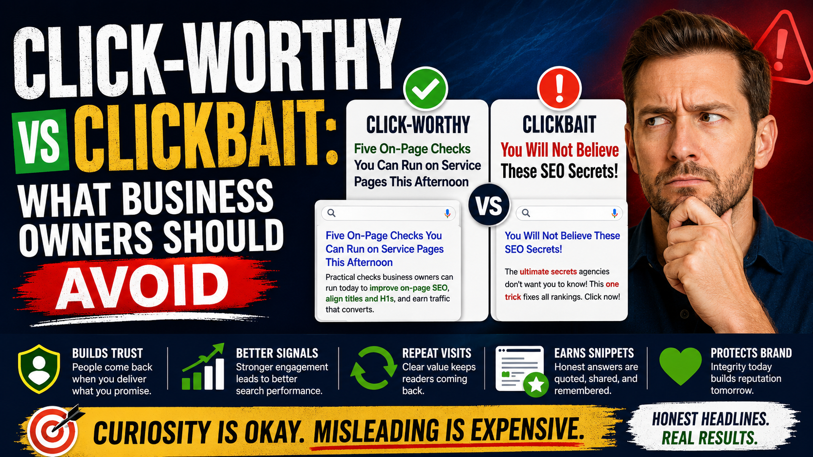 Click-Worthy Headlines vs Clickbait: What Business Owners Should Avoid